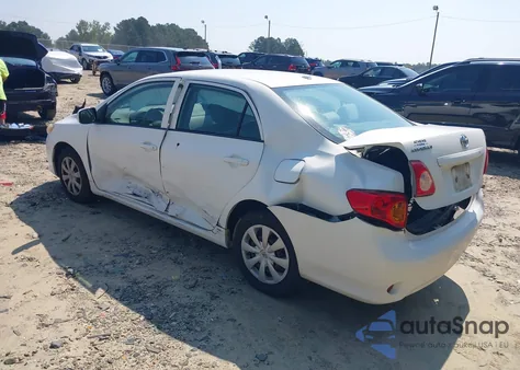 2009 Toyota Corolla Le z USA, uszkodzony, nr VIN 1NXBU40E99Z044922